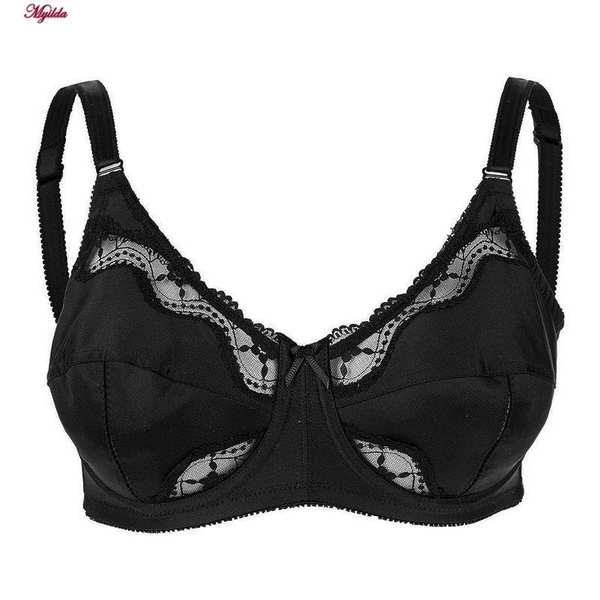 سوتین زنانه لین مدل پروانه ای فنردار مشکی کد 4680-602 ماییلدا - تصویر 2