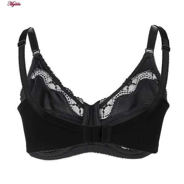 سوتین زنانه لین مدل پروانه ای فنردار مشکی کد 4680-602 ماییلدا - تصویر 3