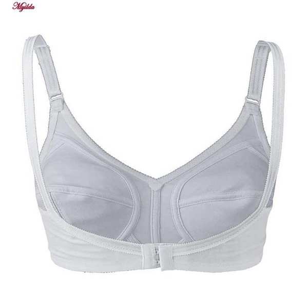 سوتین نخی سه تکه زنانه لین مدل بدون فنر سفید کد 4680-419 ماییلدا - تصویر 4
