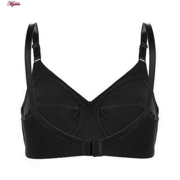 سوتین نخی سه تکه زنانه لین مدل بدون فنر مشکی کد 4680-419 ماییلدا - تصویر 3
