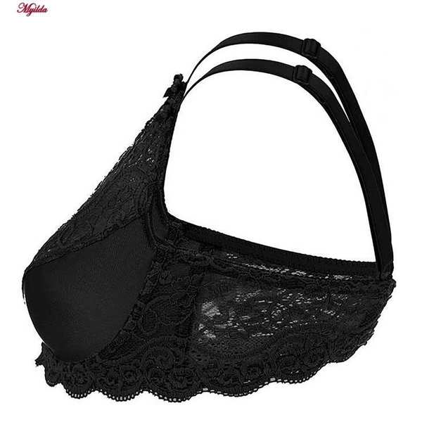 سوتین زنانه تور استرج لین مدل فنردار مشکی کد 4680-614 ماییلدا - تصویر 4