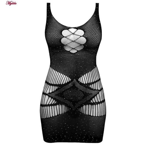 سرهمی فانتزی مشکی مدل نگین دار کد 4860-7166 ماییلدا - تصویر 3
