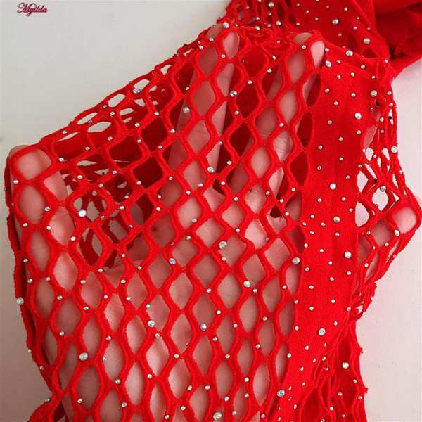 سرهمی فانتزی قرمز مدل نگین دار کد 4860-7017 ماییلدا - تصویر 5