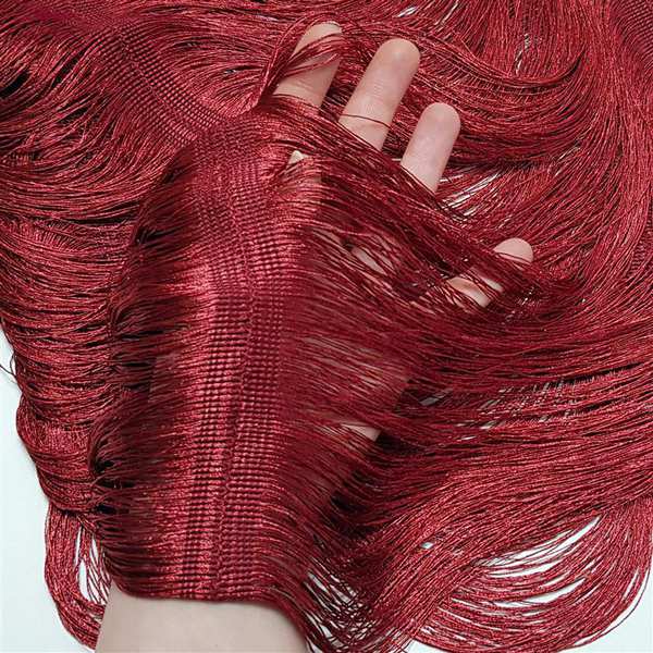 سرهمی زنانه مدل ریش ریش زرشکی کد 4709-3002 ماییلدا - تصویر 6