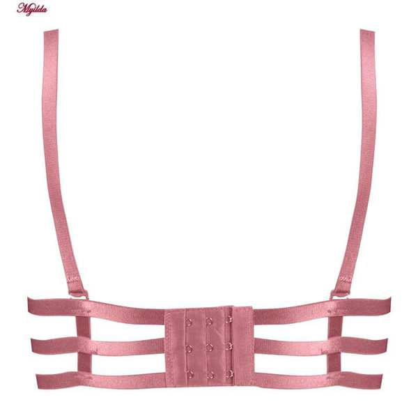 سوتین زنانه فنردار مدیا لونا مدل پوش آپ دکلته کالباسی کد 4787 ماییلدا - تصویر 3