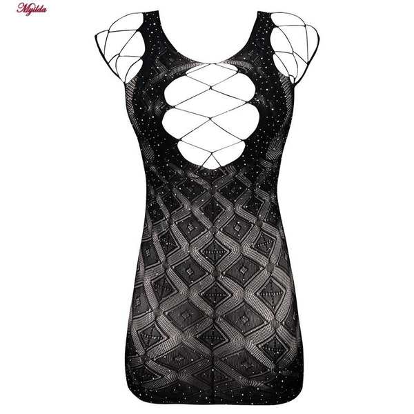سرهمی فانتزی زنانه مدل نگین دار کد 4860-7032 رنگ مشکی ماییلدا - تصویر 3