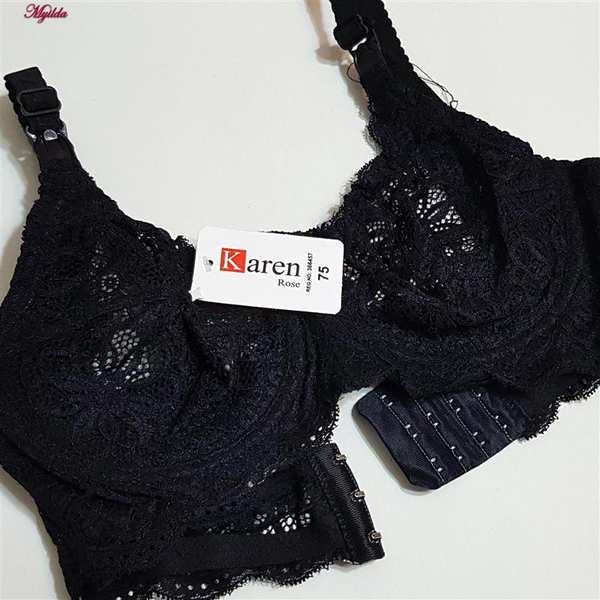 سوتین شیردهی فنردار کارنا رز رنگ مشکی کد 4866-900 ماییلدا - تصویر 4
