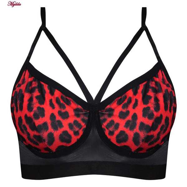 ست فانتزی پلنگی زنانه کد 4761-7009 به همراه جوراب و نگهدارنده جوراب ماییلدا - تصویر 4