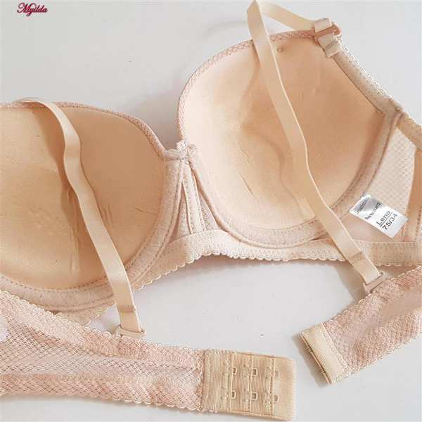 سوتین زنانه لنا ژنکن مدل فنردار کاپ اسفنجی کرم کد 4852 ماییلدا - تصویر 5