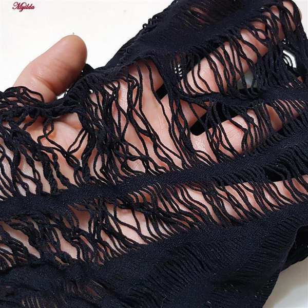 سرهمی فانتزی زنانه مدل پیراهنی کد 4855-86801 مشکی ماییلدا - تصویر 4