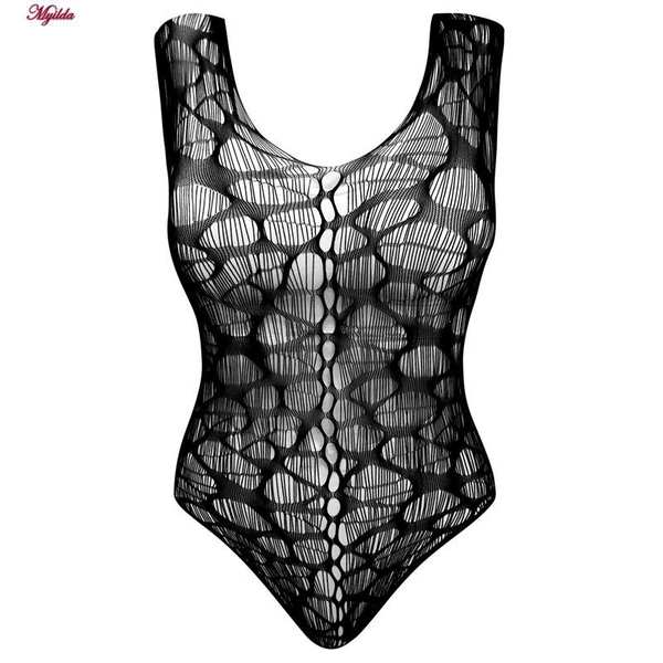 بادی فانتزی زنانه کد 4855-65190 رنگ مشکی ماییلدا - تصویر 3