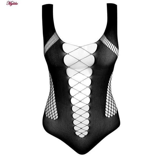 بادی فانتزی زنانه کد 4855-60146 رنگ مشکی ماییلدا - تصویر 3