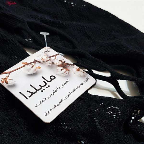 سرهمی فانتزی زنانه مدل فاق باز کد 4855-8018 رنگ مشکی ماییلدا - تصویر 5