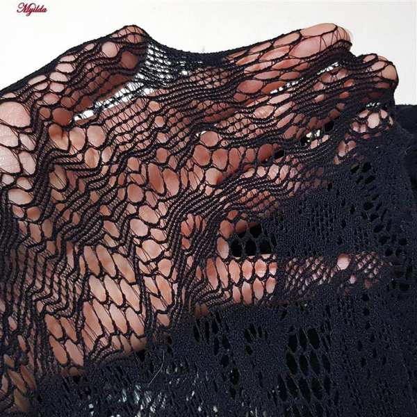 سرهمی فانتزی زنانه مدل فاق باز کد 4855-7023 رنگ مشکی ماییلدا - تصویر 4