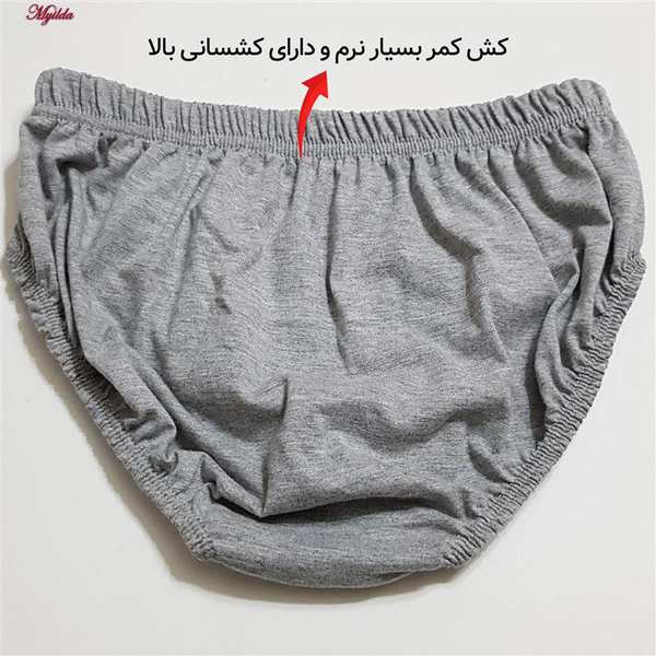 شورت مردانه ماییلدا مدل 4700-3 رنگ طوسی بسته 3 عددی - تصویر 10