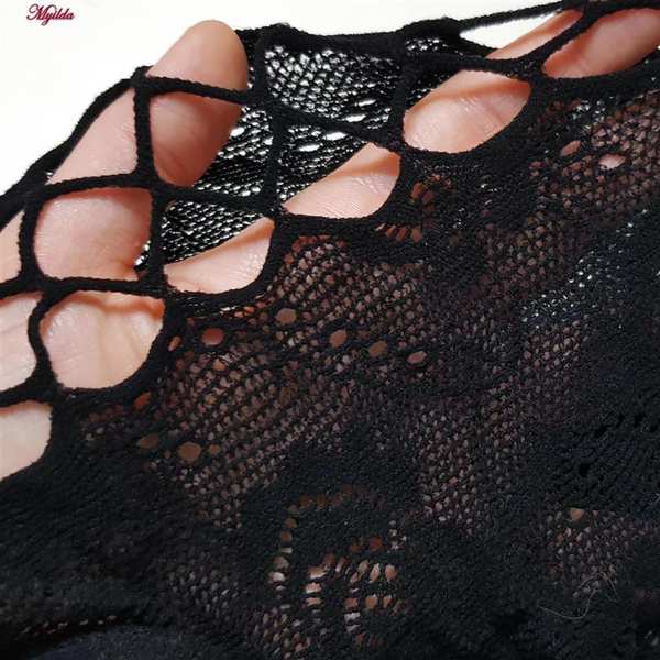 سرهمی فانتزی زنانه کد 4855-S53 رنگ مشکی ماییلدا - تصویر 4
