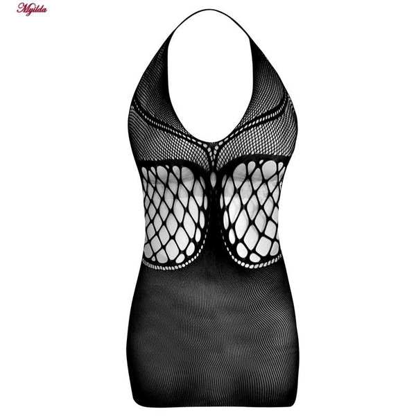 سرهمی فانتزی زنانه مدل پیراهن کد 4855-8106 رنگ مشکی ماییلدا - تصویر 4