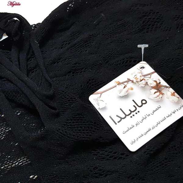 سرهمی فانتزی زنانه کد 4855 -7021 رنگ مشکی ماییلدا - تصویر 5