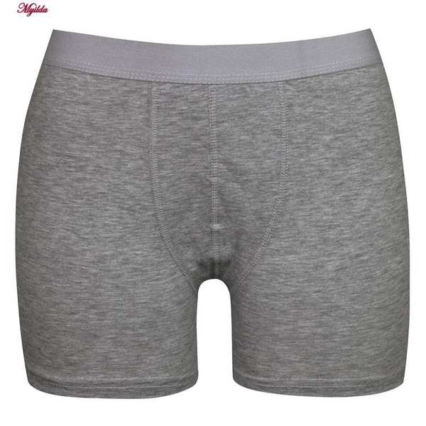 شورت مردانه یوکی مدل پادار نخی ملانژ کد 4882 رنگ خاکستری روشن ماییلدا - تصویر 6