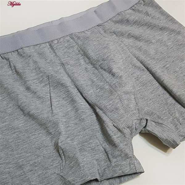 شورت مردانه یوکی مدل پادار نخی ملانژ کد 4882 رنگ خاکستری روشن ماییلدا - تصویر 7