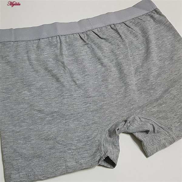 شورت مردانه یوکی مدل پادار نخی ملانژ کد 4882 رنگ خاکستری روشن ماییلدا - تصویر 9
