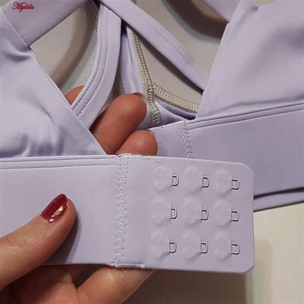 نیم تنه ورزشی زنانه مدل پد ثابت پشت ضربدری یاسی کد 4849 ماییلدا - تصویر 7