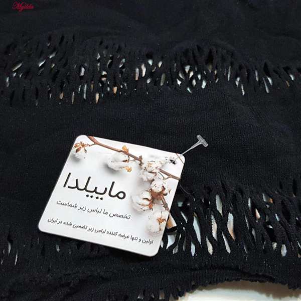 سرهمی فانتزی مدل فیشنت کد 4855-80128 رنگ مشکی ماییلدا - تصویر 5