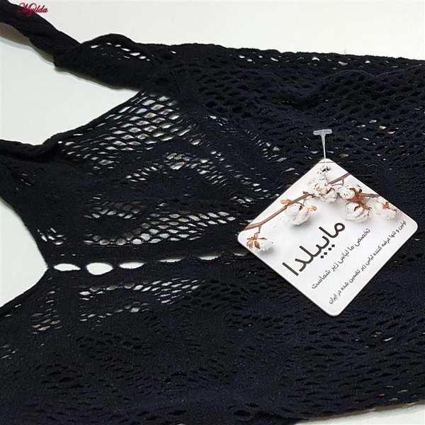 سرهمی فانتزی مدل فیشنت کد 4855-7101 رنگ مشکی ماییلدا - تصویر 5
