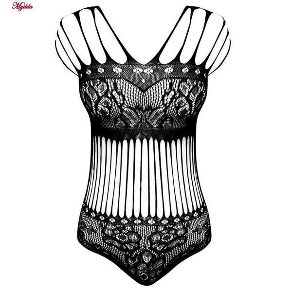 بادی فانتزی مدل 4855-7034 رنگ مشکی ماییلدا - تصویر 3