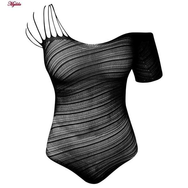 بادی فانتزی مدل فیشنت کد 4855-7035 رنگ مشکی ماییلدا - تصویر 3