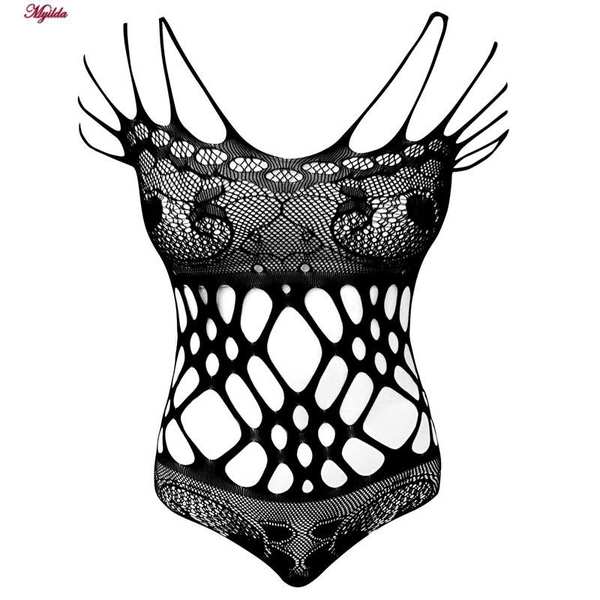 بادی فانتزی مدل فیشنت کد 4855-7039 رنگ مشکی ماییلدا - تصویر 3