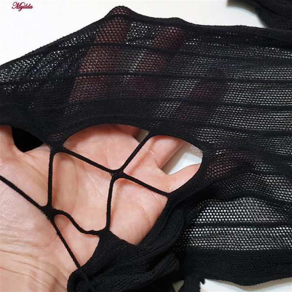 سرهمی فانتزی مدل فیشنت کد 4855-1082 رنگ مشکی ماییلدا - تصویر 4