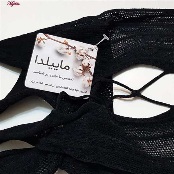 سرهمی فانتزی مدل فیشنت کد 4855-1082 رنگ مشکی ماییلدا - تصویر 5