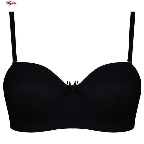 سوتین زنانه لین مدل کاپدار فنردار مشکی کد 4680-702 ماییلدا - تصویر 7
