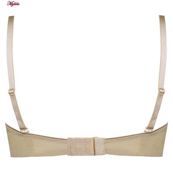 سوتین زنانه لین مدل کاپدار فنردار کرم کد 4680-702 ماییلدا - تصویر 6