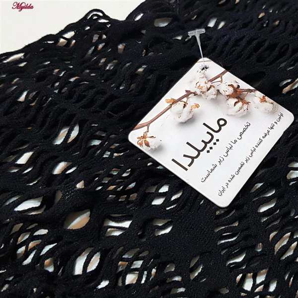 سرهمی فانتزی مدل فیشنت کد 4855-86068 رنگ مشکی ماییلدا - تصویر 4