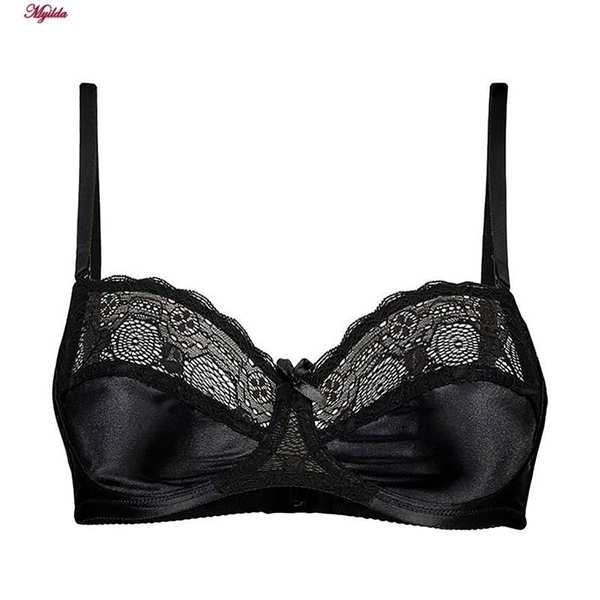 سوتین زنانه لین مدل دکلته نیم تور مشکی کد 4680-418 ماییلدا - تصویر 8