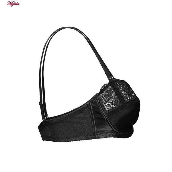 سوتین زنانه لین مدل دکلته نیم تور مشکی کد 4680-418 ماییلدا - تصویر 10
