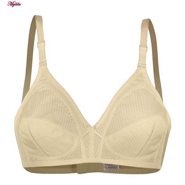 سوتین زنانه لین مدل سه تکه زنبوری کرم کد 4680-405 ماییلدا - تصویر 8