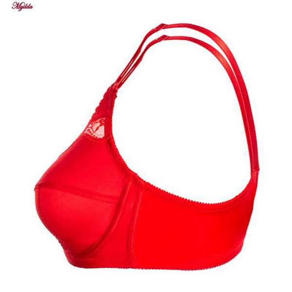سوتین زنانه لین مدل فنردار پروانه ای قرمز کد 4680-602 ماییلدا - تصویر 11