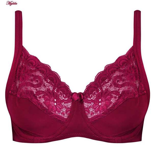 سوتین زنانه اما مدل فرم دهنده سرخابی تیره کد 4921-3100 ماییلدا - تصویر 5