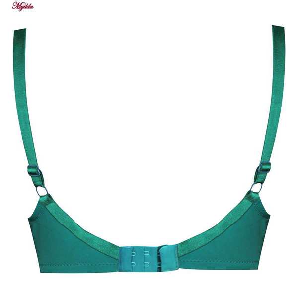 سوتین زنانه اما مدل فرم دهنده سبزآبی تیره کد 4921-3100 ماییلدا - تصویر 8