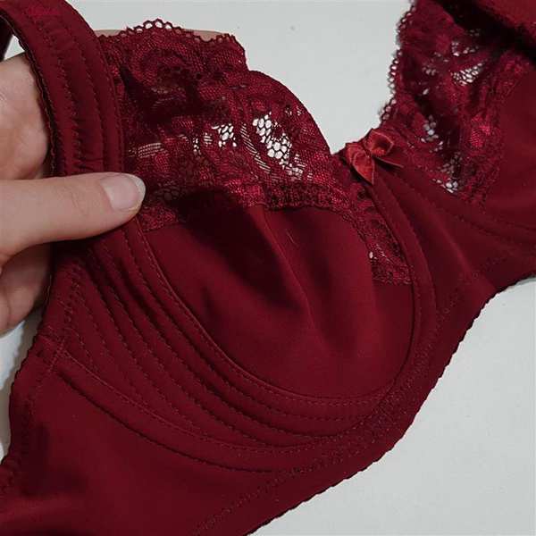 سوتین زنانه اما مدل فرم دهنده زرشکی کد 4921-3100 ماییلدا - تصویر 9