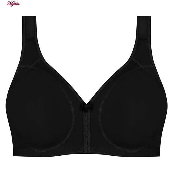 سوتین زنانه اما مدل بدون فنر مشکی کد 4929-3022 ماییلدا - تصویر 6