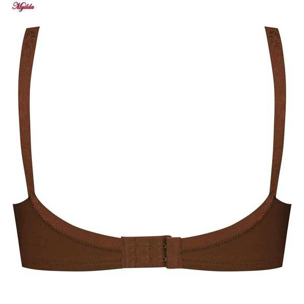 سوتین زنانه پانیذ مدل بدون فنر قهوه ای کد 66321 ماییلدا - تصویر 6