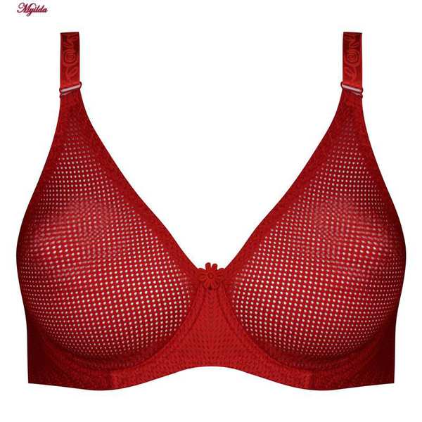 سوتین زنانه پانیذ مدل فنردار تابستانی رنگ قرمز کد 66305 ماییلدا - تصویر 6