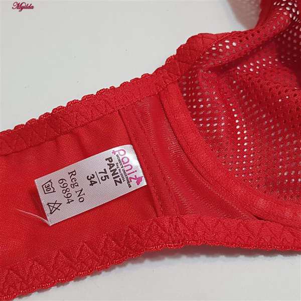 سوتین زنانه پانیذ مدل فنردار تابستانی رنگ قرمز کد 66305 ماییلدا - تصویر 10