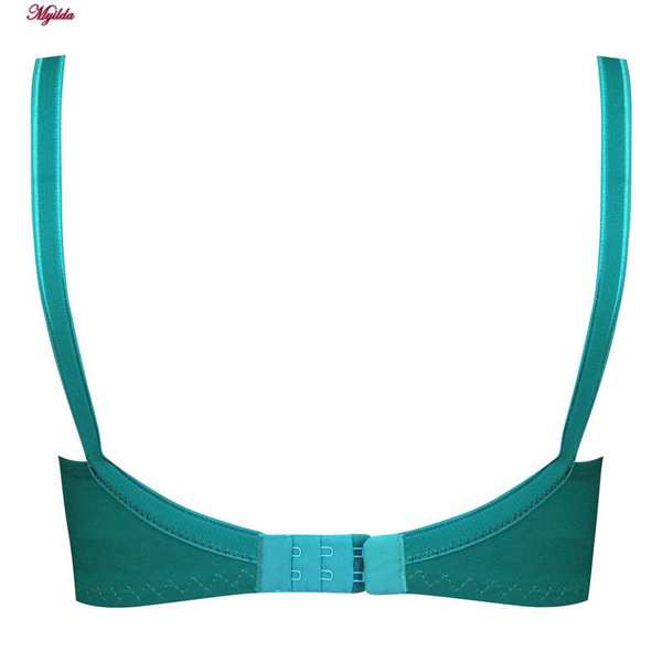 سوتین زنانه پانیذ مدل فنردار سبزآبی تیره کد 22205 ماییلدا - تصویر 9