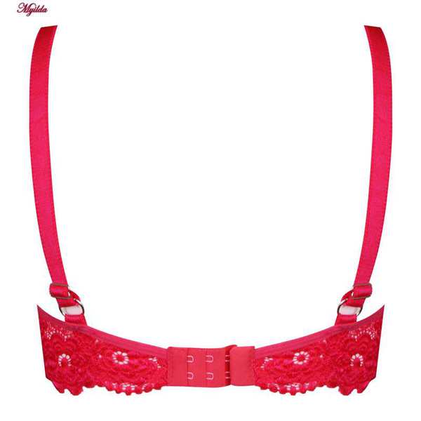 سوتین فنردار زنانه کارنا رز مدل گیپور هارنس دار صورتی کد 4935-315-4 ماییلدا - تصویر 10