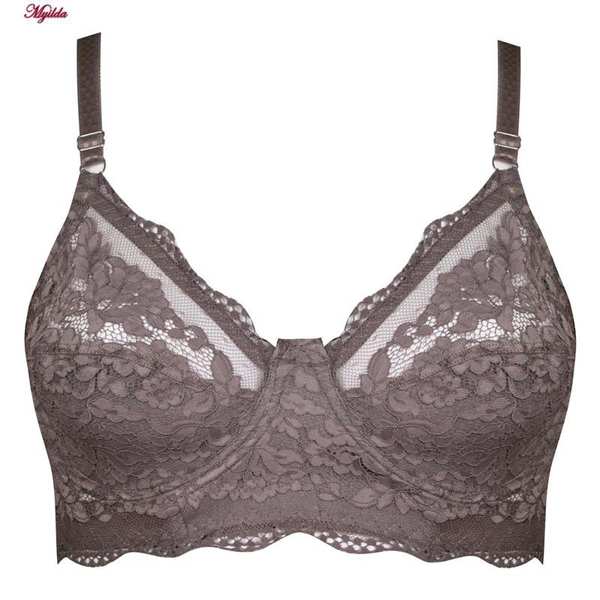 سوتین زنانه کارنا رز مدل فنردار کش پهن قهوه ای کد 4934-332 ماییلدا - تصویر 6